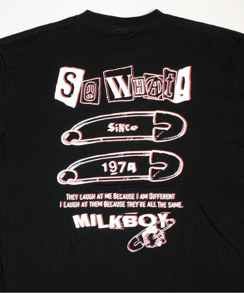 MILKBOY（ミルクボーイ） tシャツ 半袖 SO WHAT Tシャツ レディース