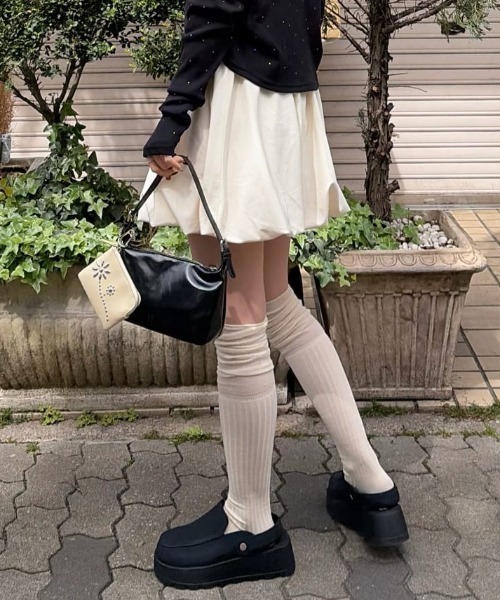 Kastane（カスタネ） 靴下 「新色追加」2WAYハイソックス レディース