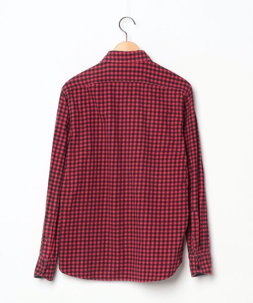 「rag & bone」 チェック柄長袖ネルシャツ S レッド メンズ_画像2