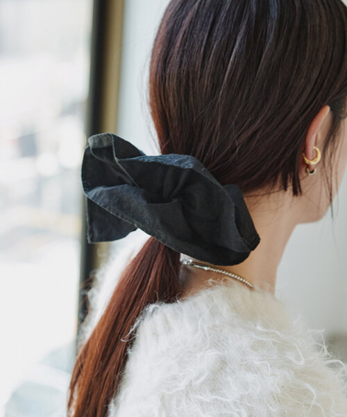 「Omekashi」 シュシュ ONE SIZE ベージュ レディース_画像2