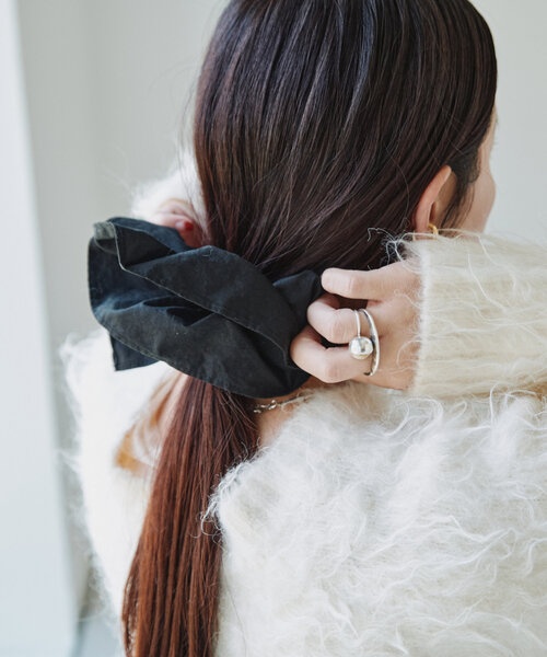 「Omekashi」 シュシュ ONE SIZE ベージュ レディース_画像3