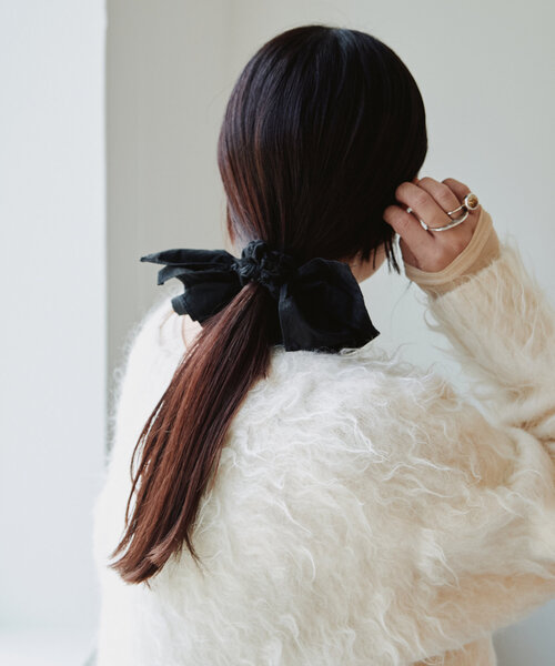 「Omekashi」 シュシュ ONE SIZE ベージュ レディース_画像4