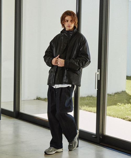 「EMMA CLOTHES」 キルティングブルゾン M ブラック メンズ_画像3