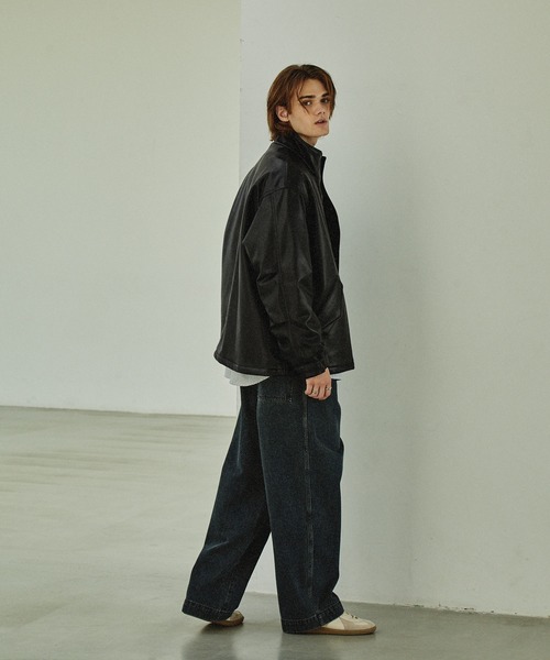 「EMMA CLOTHES」 キルティングブルゾン M ブラック メンズ_画像4