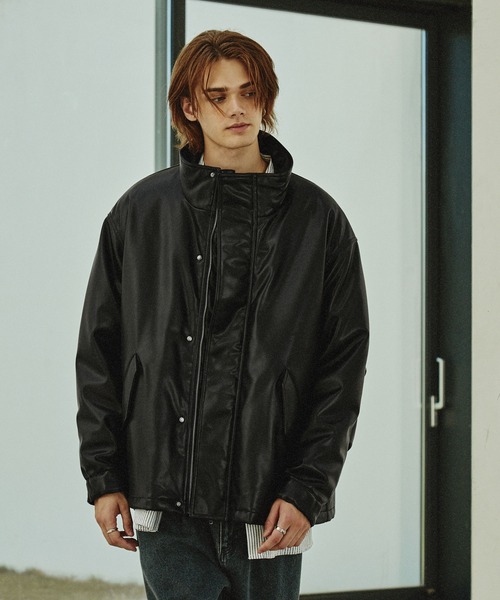 「EMMA CLOTHES」 キルティングブルゾン M ブラック メンズ_画像5