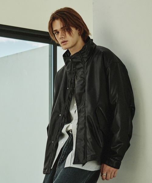 「EMMA CLOTHES」 キルティングブルゾン M ブラック メンズ_画像6