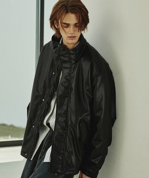 「EMMA CLOTHES」 キルティングブルゾン M ブラック メンズ_画像8