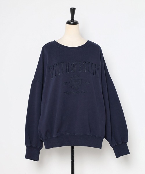 「Bonjour Sagan」 スウェットカットソー FREE ダークグリーン レディース_画像4