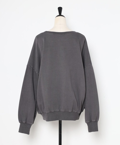 「Bonjour Sagan」 スウェットカットソー FREE ダークグリーン レディース_画像6