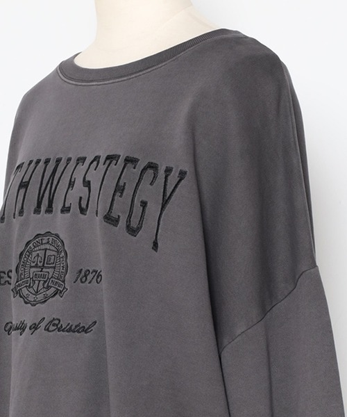 「Bonjour Sagan」 スウェットカットソー FREE ダークグリーン レディース_画像7