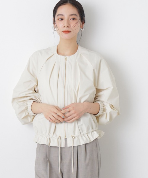 U by SPICK&SPAN ノーカラードロストブルゾン ノーカラードロストブルゾン◇ | ユー バイ スピック＆スパン(U by