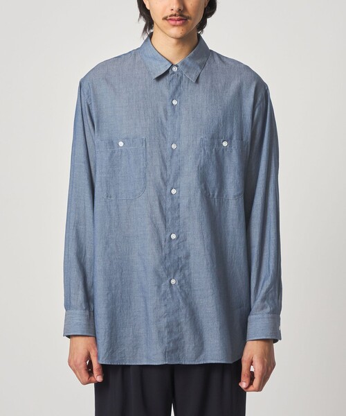 STEVEN ALAN（スティーブンアラン） シャツ シアーデニム レギュラー 