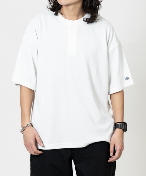 DISCUS ヘンリーネック tシャツ 「15」「DISCUS/ディスカス」COOLMAX