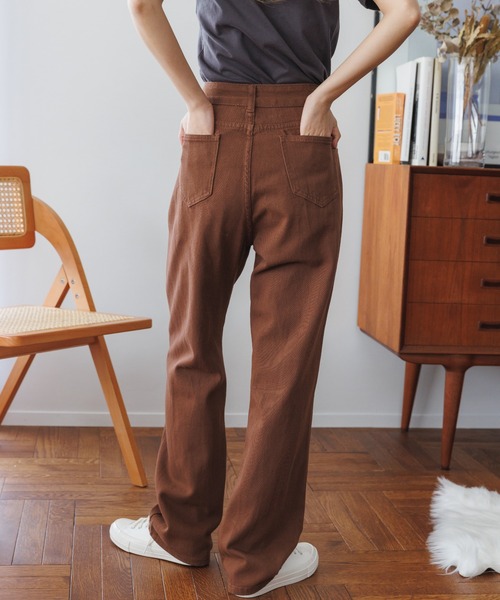 「Miniministore」 デニムパンツ L ライトブルー レディース_画像2