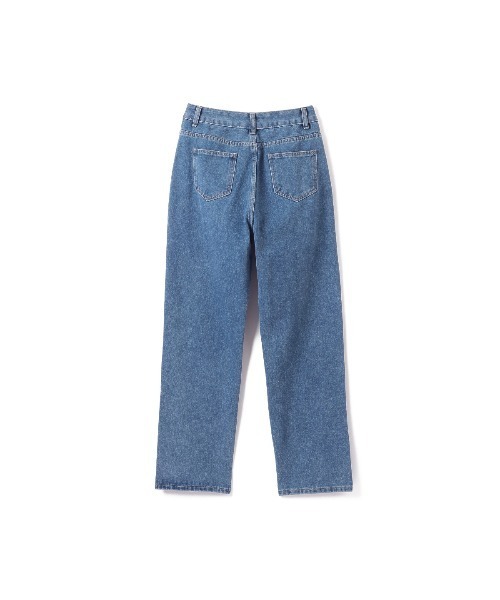 「Miniministore」 デニムパンツ L ライトブルー レディース_画像3