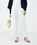 ワイドパンツ パンツ 「セットアップ対応」ウォ...の詳細画像5
