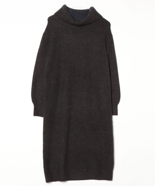 PLST（プラステ） ニットワンピース M グレー レディース : ZOZOTOWN 