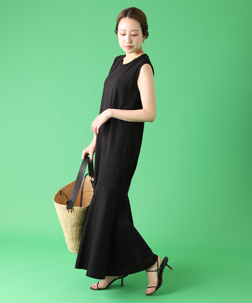 「Plage」 ノースリーブワンピース 36 ベージュ レディース_8
