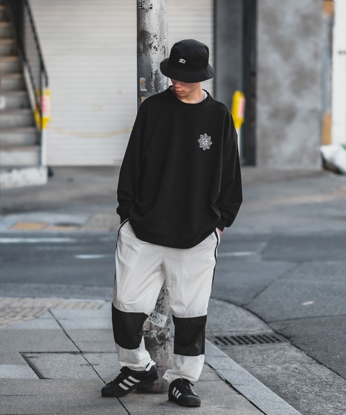 「SIDEWAY STANCE」 スウェットカットソー X-LARGE ブラック メンズ_画像5