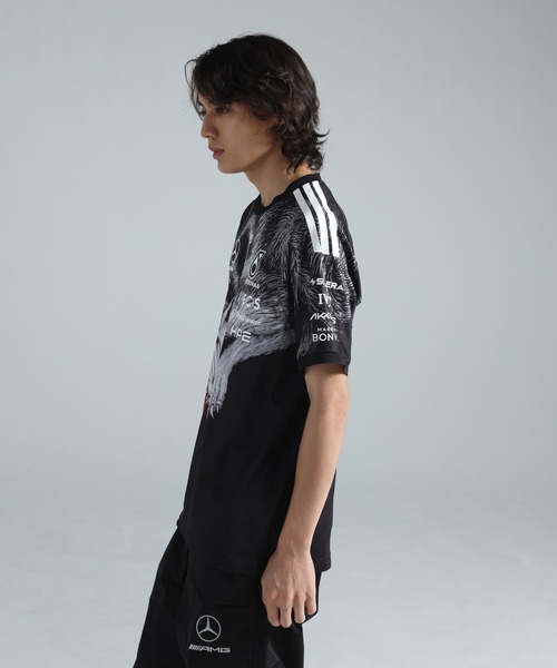Y-3 tシャツ MERCEDES - AMG PETRONAS FORMULA 1 TEAM DRIVER SHORT