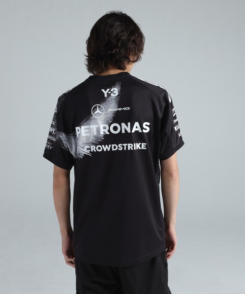 Y-3 tシャツ MERCEDES - AMG PETRONAS FORMULA 1 TEAM DRIVER SHORT