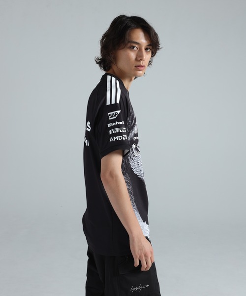Y-3 tシャツ MERCEDES - AMG PETRONAS FORMULA 1 TEAM DRIVER SHORT