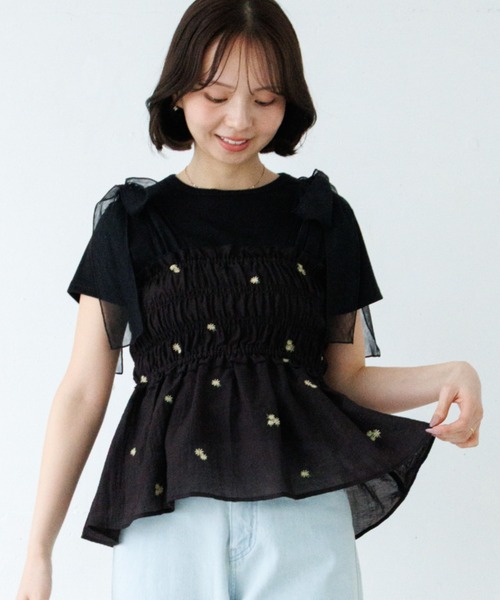 flower キャミソール スウィートブルームビスチェ : ZOZOTOWN Yahoo!店 