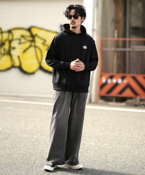 「GERRY」 プルオーバーパーカー MEDIUM ネイビー メンズ_画像7