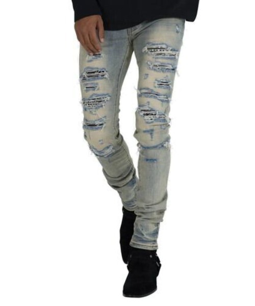 mnml（ミニマル） ジーンズ mnml/ミニマル/x165 PAISLEY STRETCH DENIM