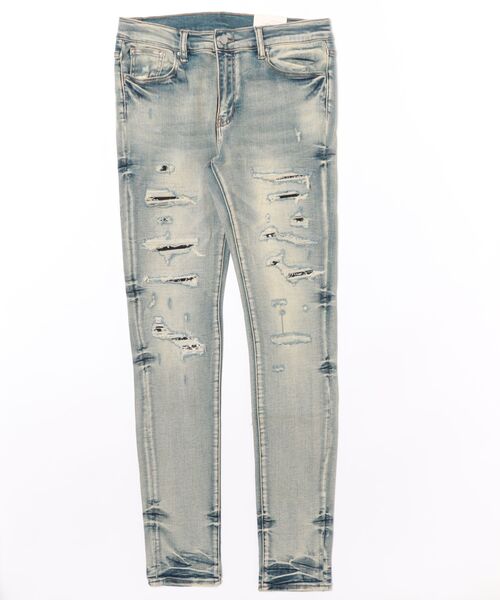 mnml（ミニマル） ジーンズ mnml/ミニマル/x165 PAISLEY STRETCH DENIM