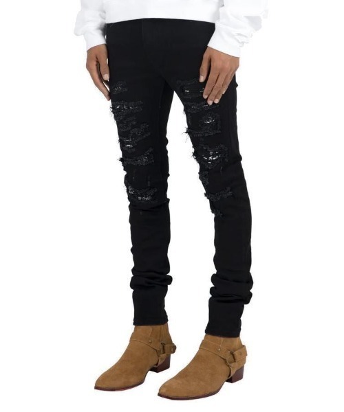 mnml（ミニマル） ジーンズ mnml/ミニマル/x165 PAISLEY STRETCH DENIM
