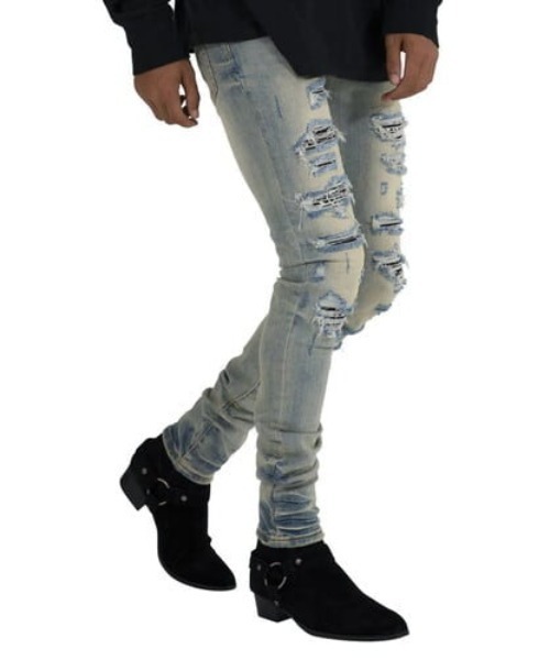 mnml（ミニマル） ジーンズ mnml/ミニマル/x165 PAISLEY STRETCH DENIM
