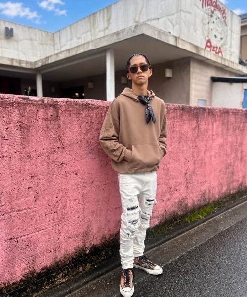 mnml（ミニマル） ジーンズ mnml/ミニマル/x165 PAISLEY STRETCH DENIM