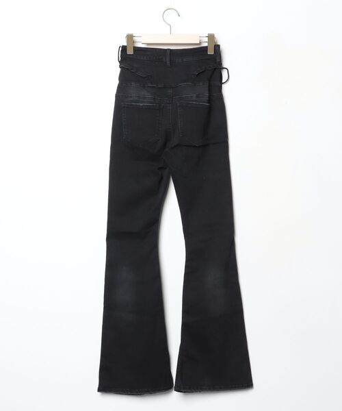 「EMODA」 ブーツカットデニムパンツ SMALL ブラック レディース