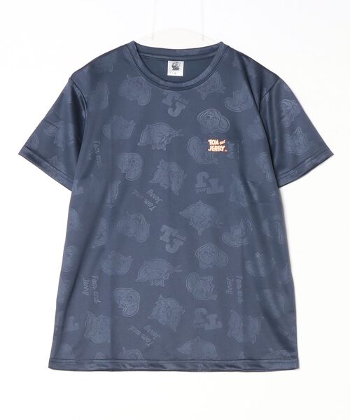 tシャツ 「TOM ＆ JERRY/トムとジェリー」胸ワンポイントキャラクター 