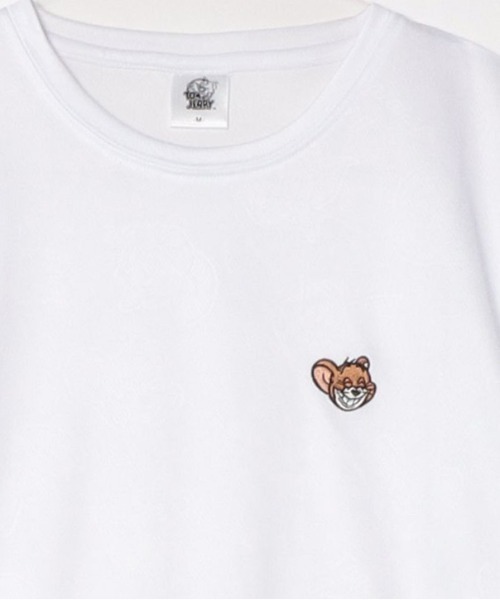 tシャツ 半袖 「TOM ＆ JERRY/トムとジェリー」胸ワンポイント