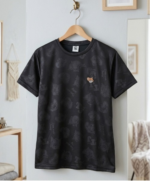 tシャツ 半袖 「TOM ＆ JERRY/トムとジェリー」胸ワンポイント