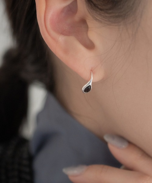 「ear PAPILLONNER」 ピアス（両耳用） FREE ブラック レディース_画像9