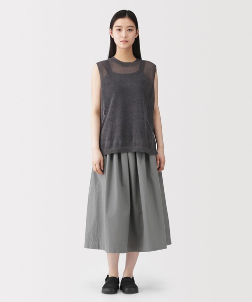 MUJI Labo シューズ 「MUJI Labo」婦人 レザー ヒールベルトクロッグ