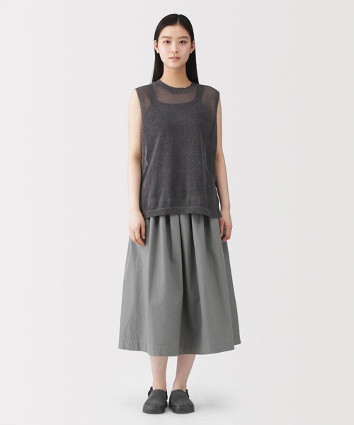 MUJI Labo シューズ 「MUJI Labo」婦人 レザー ヒールベルトクロッグ