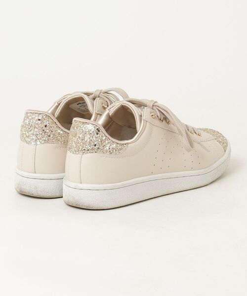 「+diana」 ローカットスニーカー 24.5cm ベージュ レディース_画像2