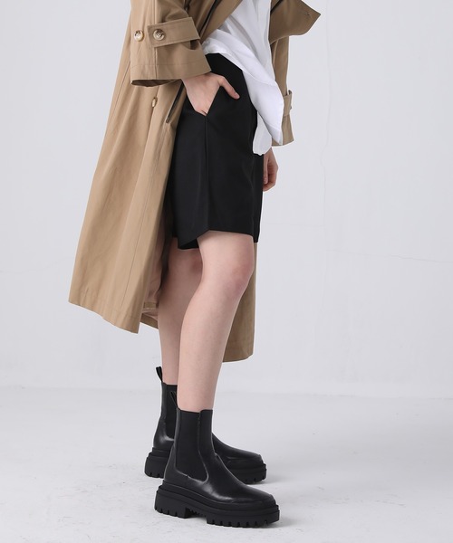 「chuclla」 ハーフパンツ S ブラック レディース_画像2