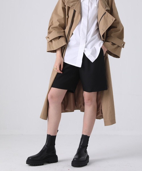 「chuclla」 ハーフパンツ S ブラック レディース_画像8