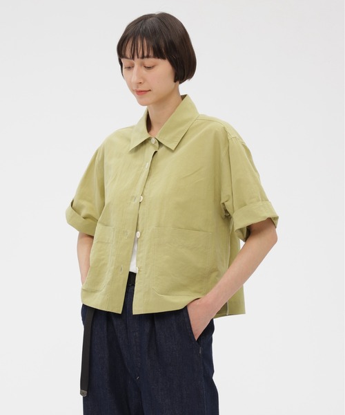 MHL.（エムエイチエル） ブラウス シャツ HIGH COUNT DRY COTTON LINEN