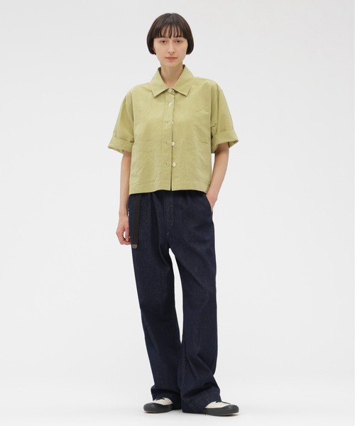 MHL.（エムエイチエル） リネンシャツ ブラウス シャツ 半袖 HIGH