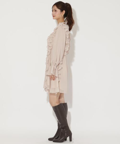 AND COUTURE（アンドクチュール） 長袖ワンピース FREE ブラック 