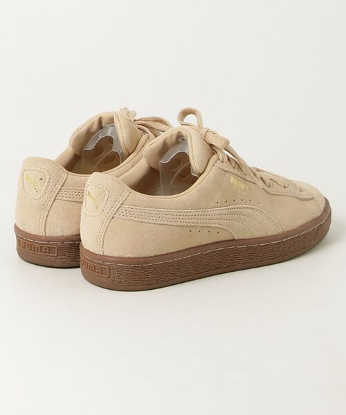 「PUMA」 ローカットスニーカー 22.5cm ベージュ メンズ_画像2