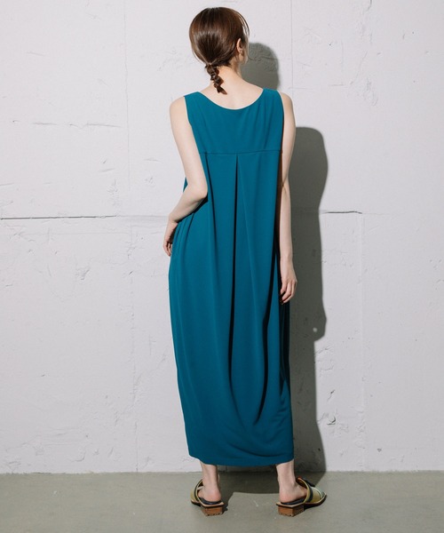 「MARECHAL TERRE」 コンビワンピース MEDIUM ネイビー レディース_画像6