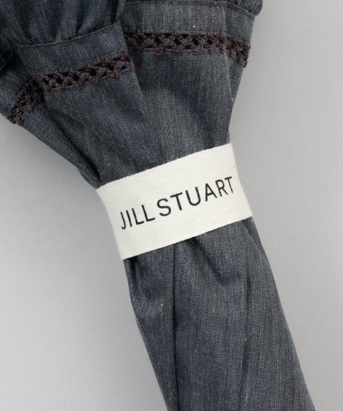 日傘 uvカット 傘 「 JILL STUART（ジル スチュアート）」・WEB限定・　リバティパイピングフリル晴雨兼用パラソル(長傘) レディースの画像