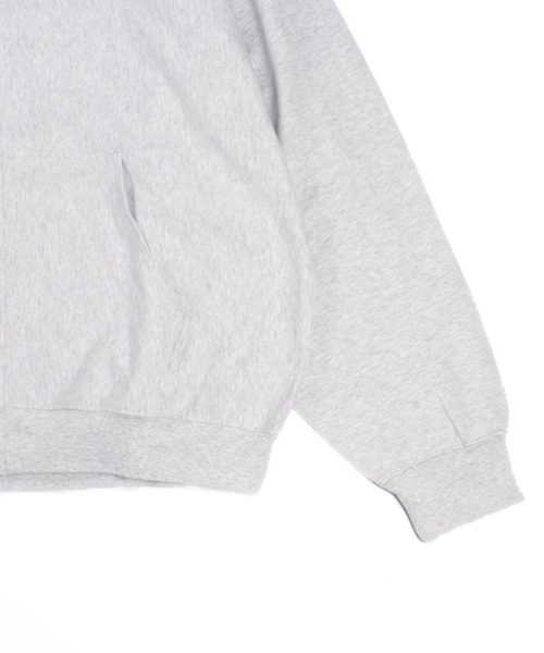 HUF（ハフ） ジップアップパーカー X-LARGE アッシュグレー メンズ
